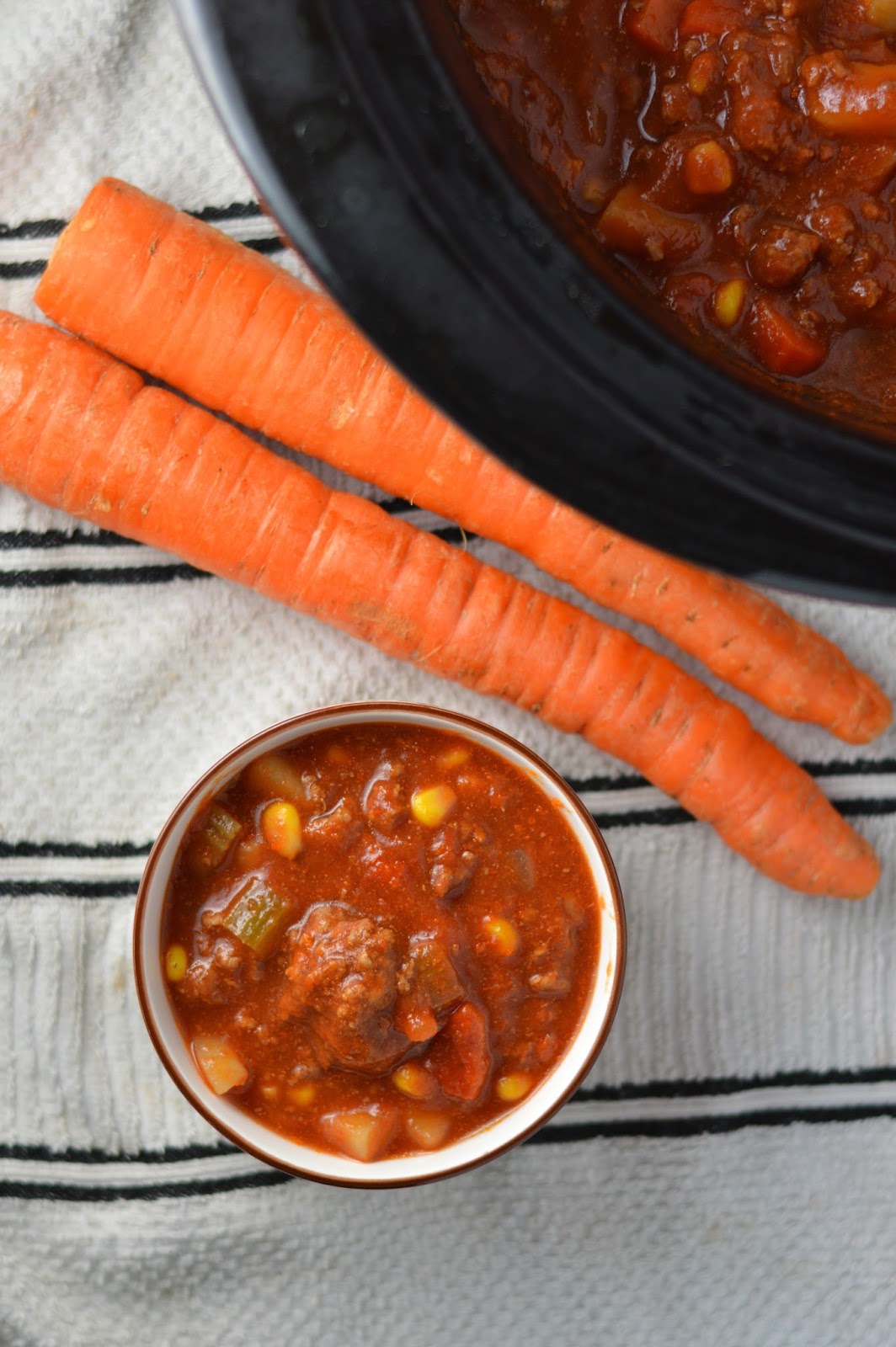 Slow Cooker Hamburger Soup