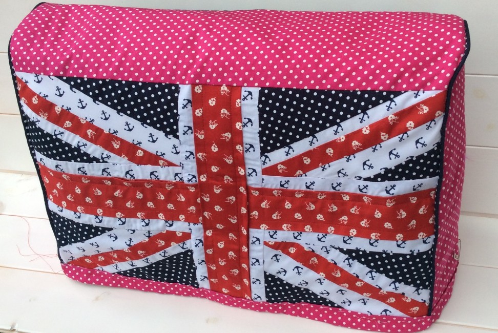 Elizabeth Moad Union Jack Sewing Machine Cover