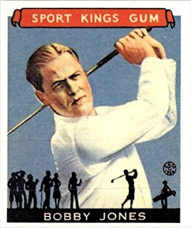 1933 Goudy Bobby Jones golf trading card