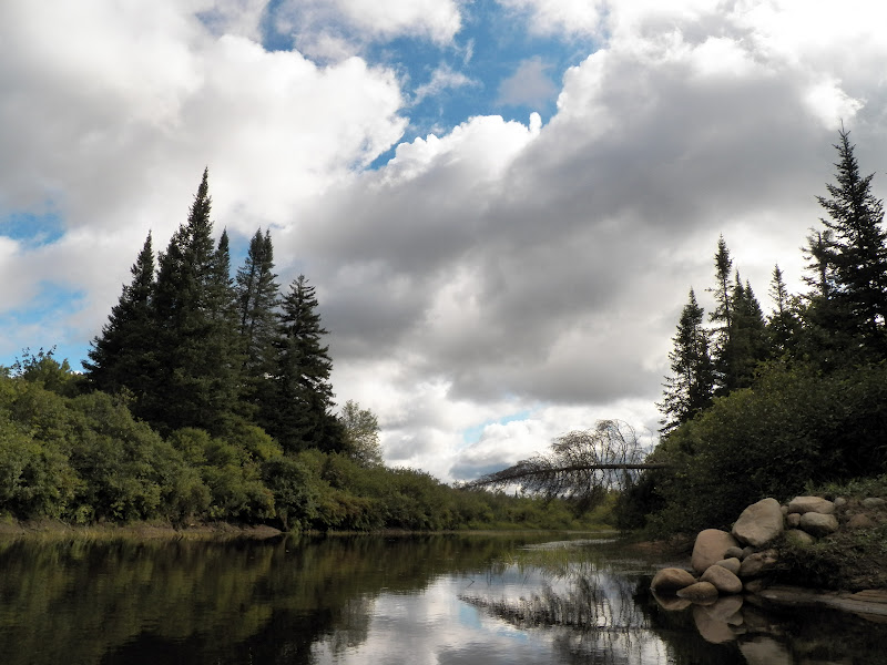 Quiet Kayaking in New York State North Branch of the Moose River, part one