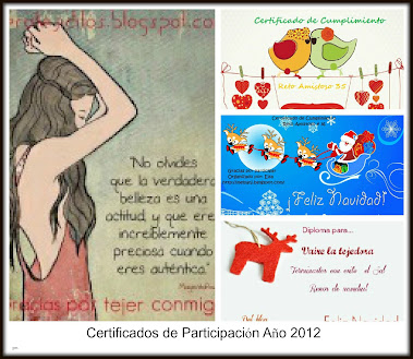 Certificados Año 2012