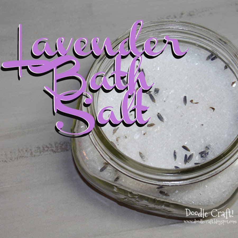 Homemade Lavender Bath Salt