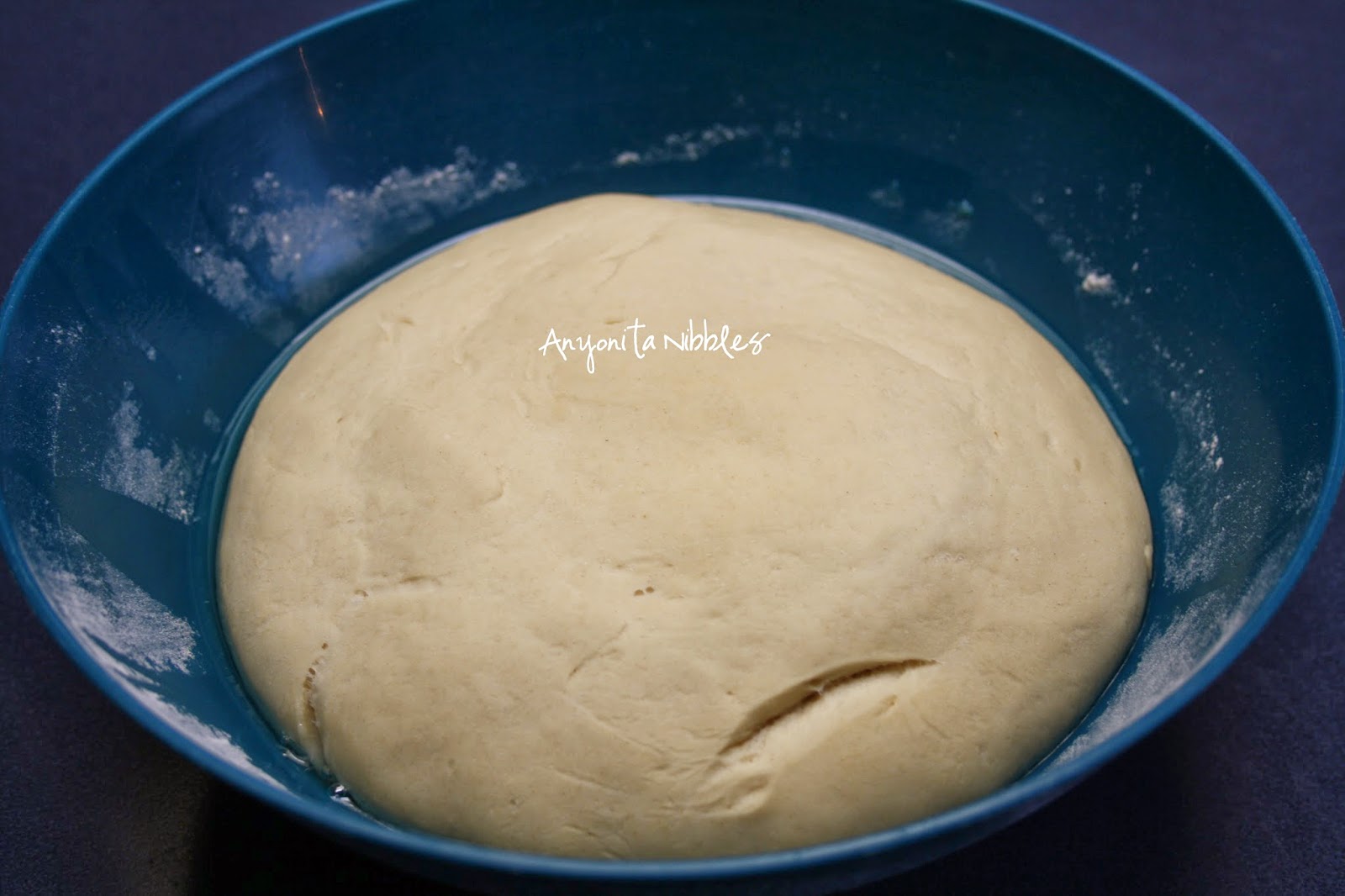 Allow the dough to expand to twice its size