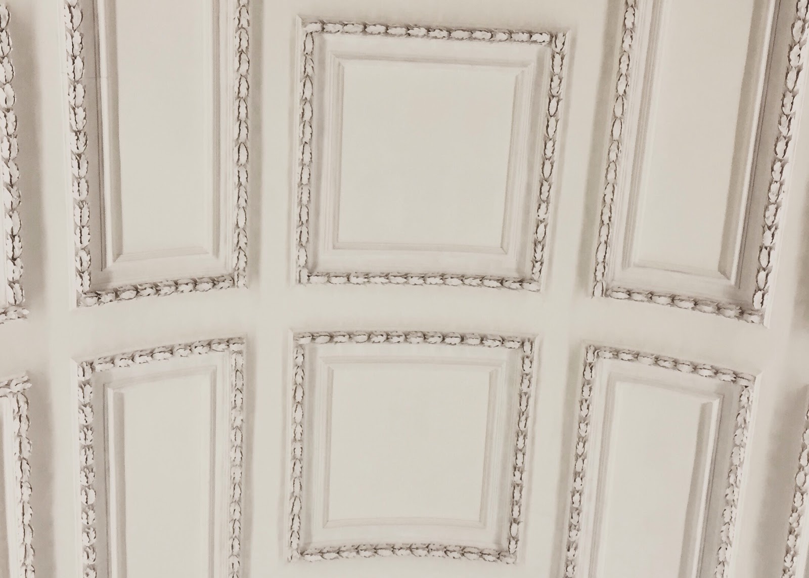 Vintage decorated ceiling