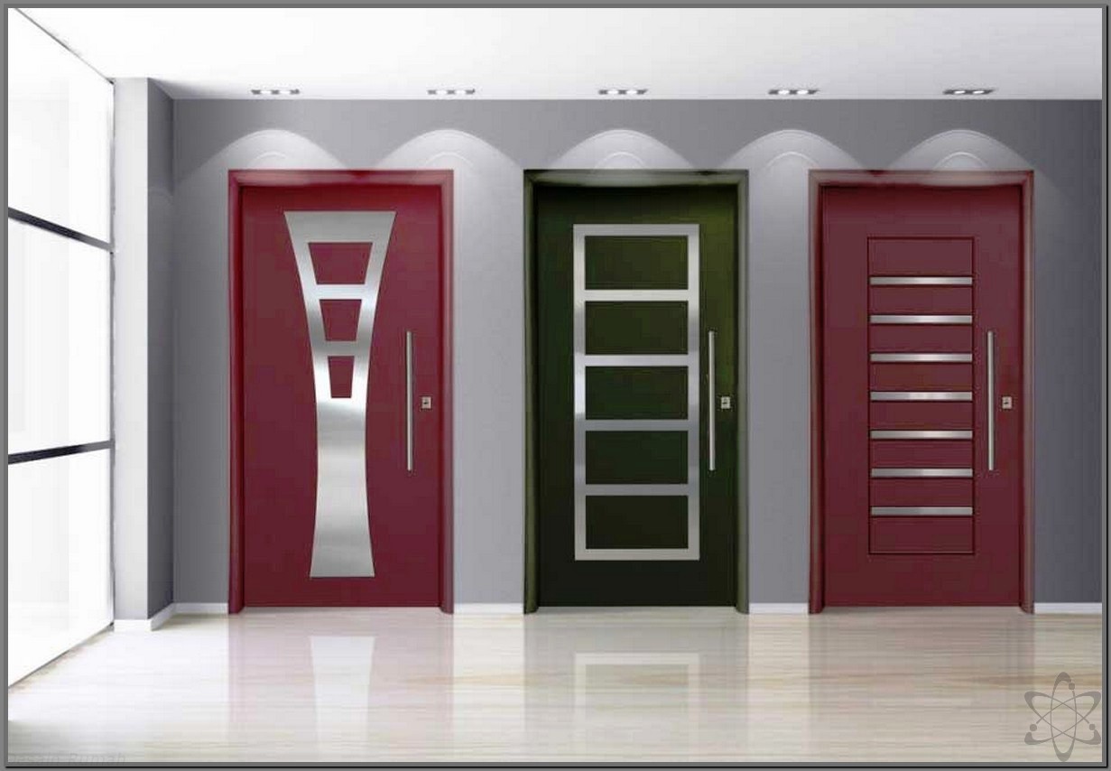 31 Desain Daun Pintu  Rumah Dari Bahan Kayu Plafon Gypsum Larantuka