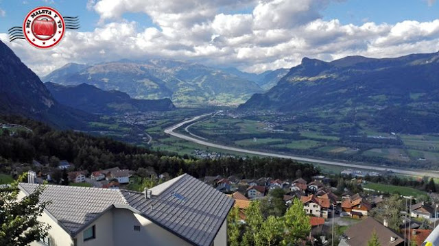 Vistas desde Triensenberg, Liechtenstein