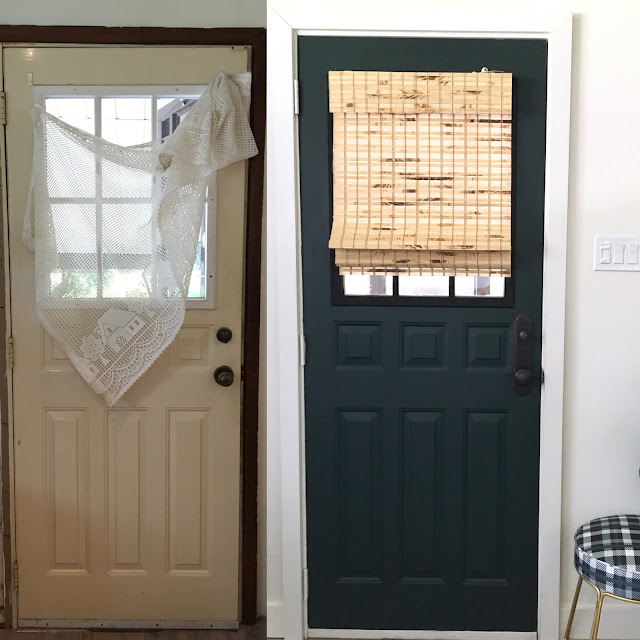 Installing-new-door-hardware-makeover-before-and-after
