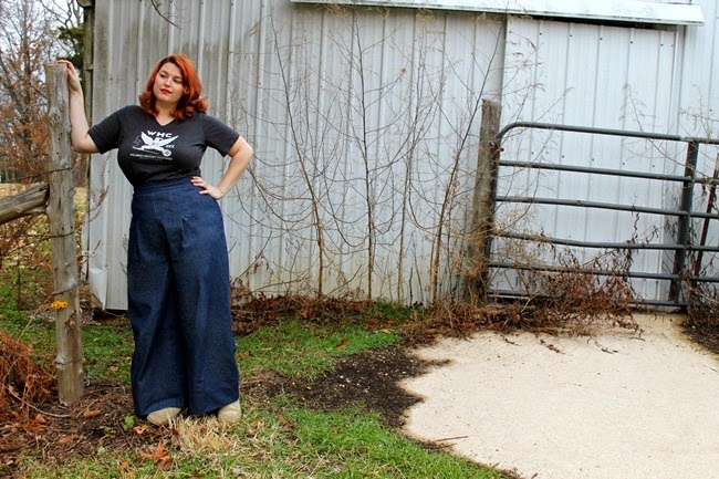wearing history plus size smooth sailing 1940s trousers review
