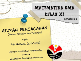 Jawaban Uji Kompetensi 8.1 Bab 8 Matematika Kelas XI Halaman 62 (Aturan Pencacahan)
