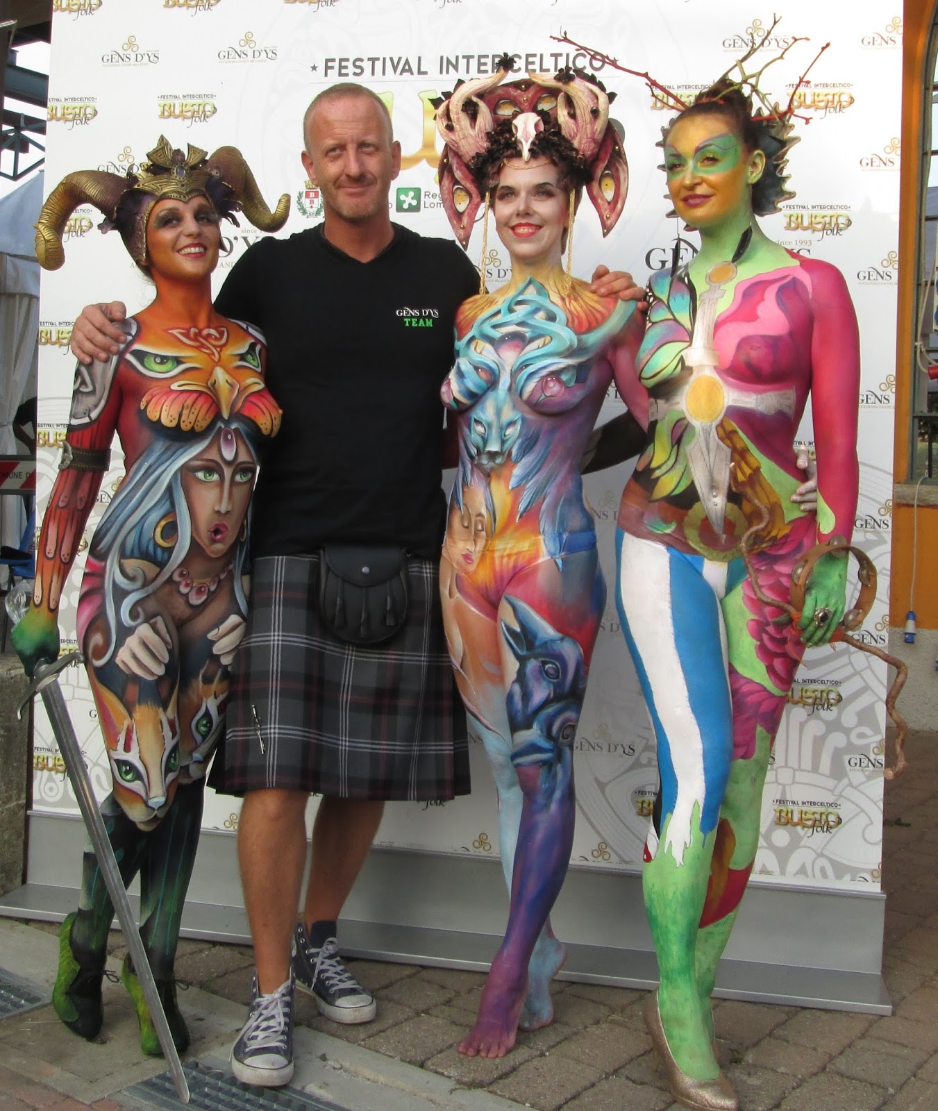 Duca di Insubria Celtic Body Painting II Celtic Roots