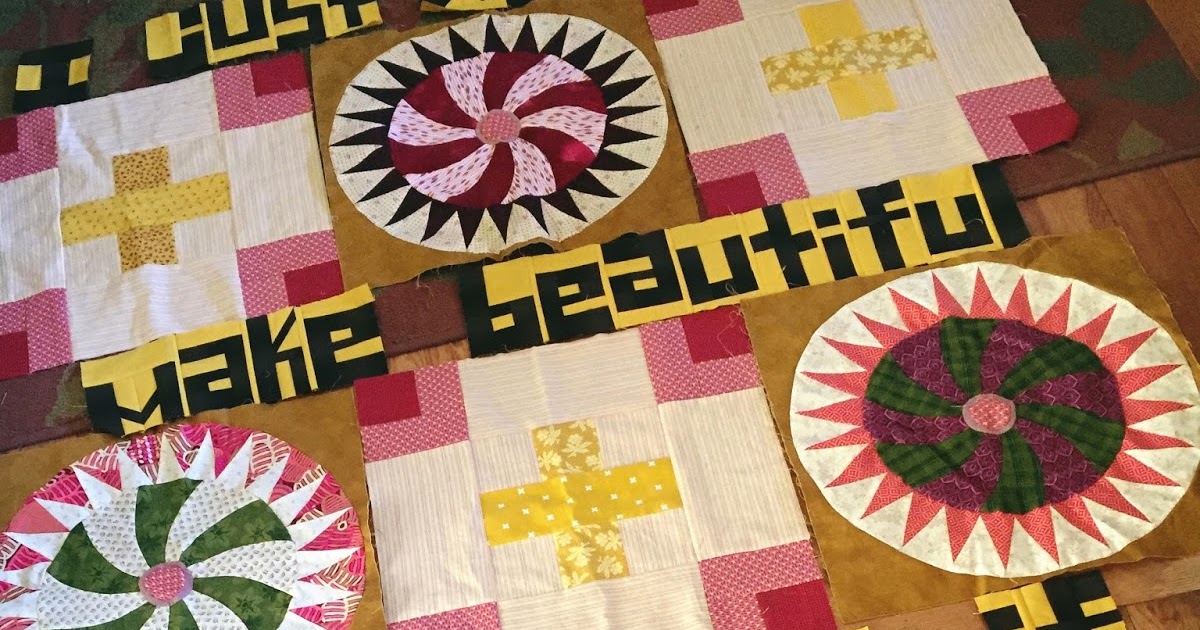 Quilty Folk The Use Your Words Improv. Quilt