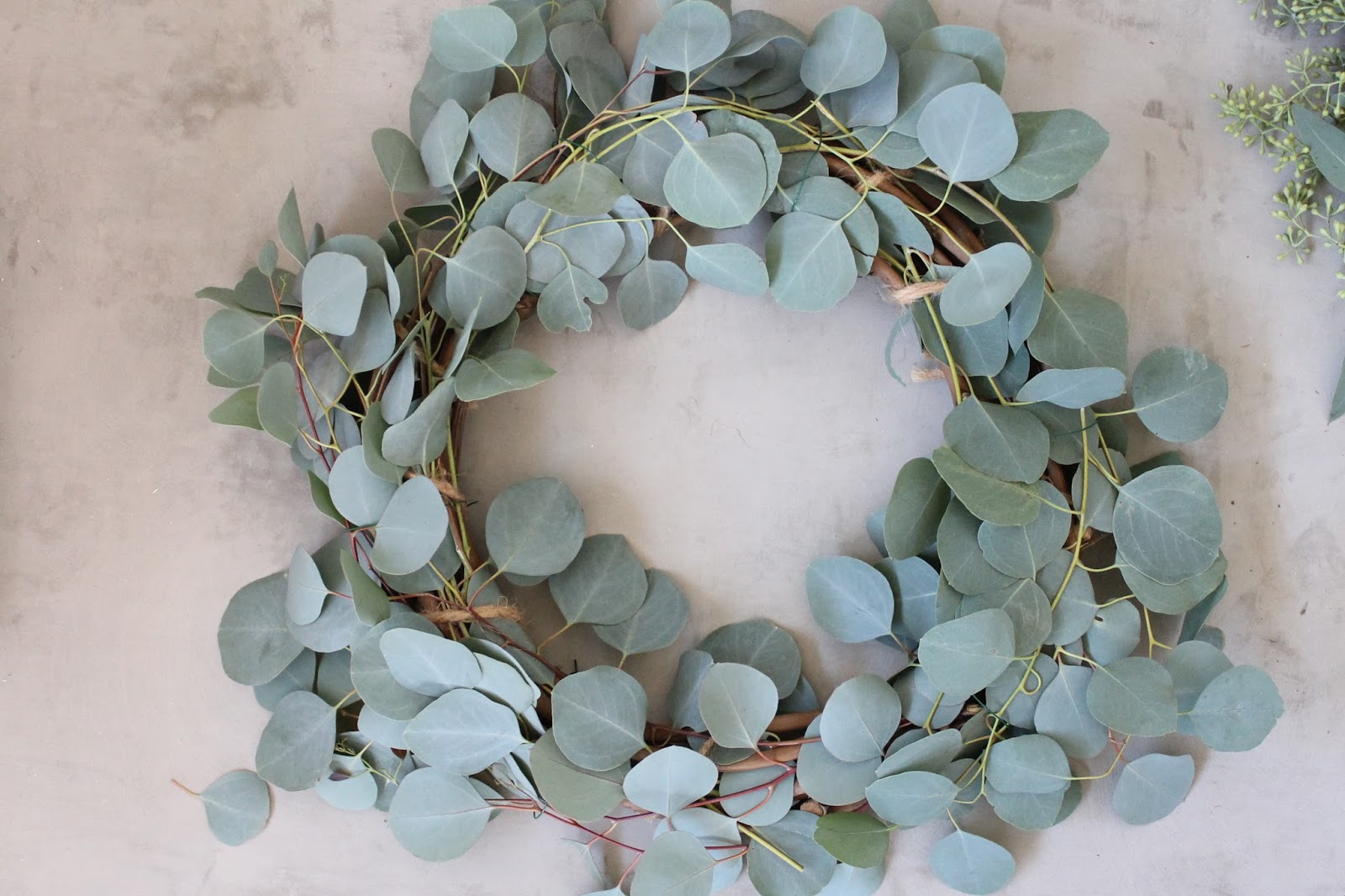 Wonderfully Made DIY Eucalyptus Wreath