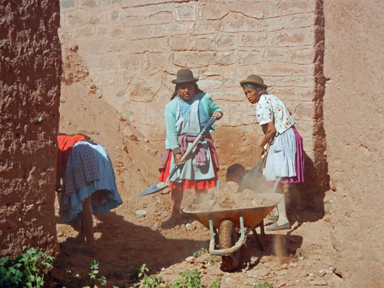 Die Frauen von Esmoraca erledigen die gleiche Arbeit wie die Männer