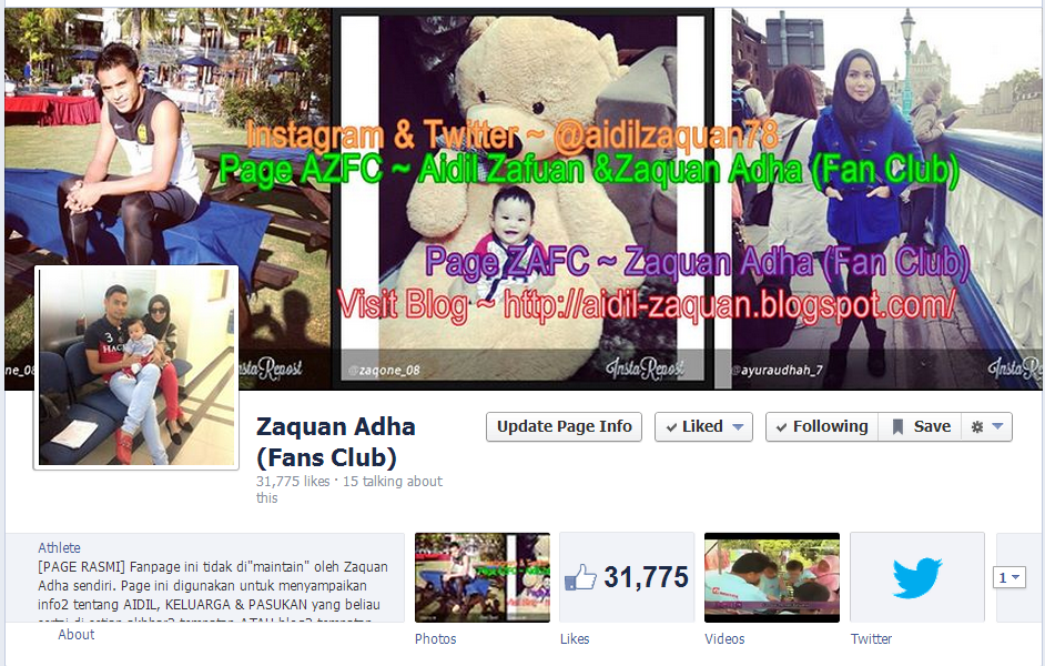 Page Zaquan Adha (Fan Club)