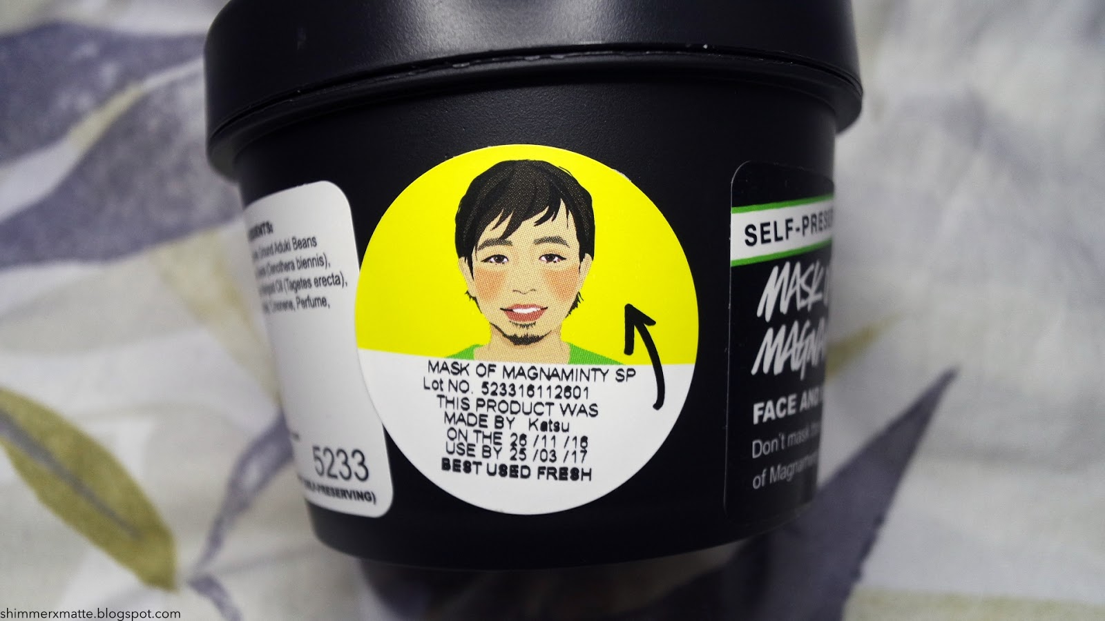 Lush Mask of Magnaminty (SelfPreserving) Review Shimmer and Matte