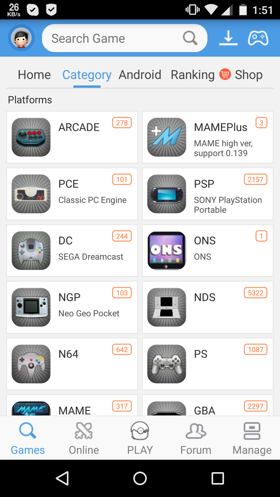 The best game emulator for Android and iOS
