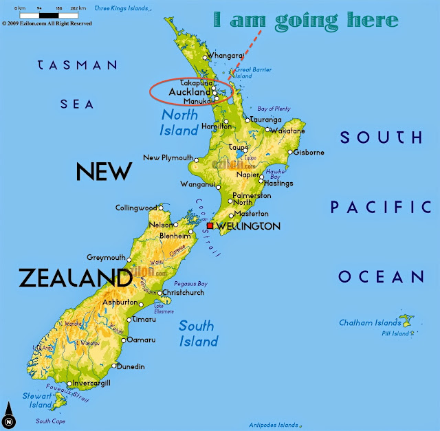 Auckland location map