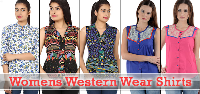 Indian Ladies Western Wear Outfit Shirts, Leggings, jeggings and Skirts and tops Online Shopping with Discount Offer and COD