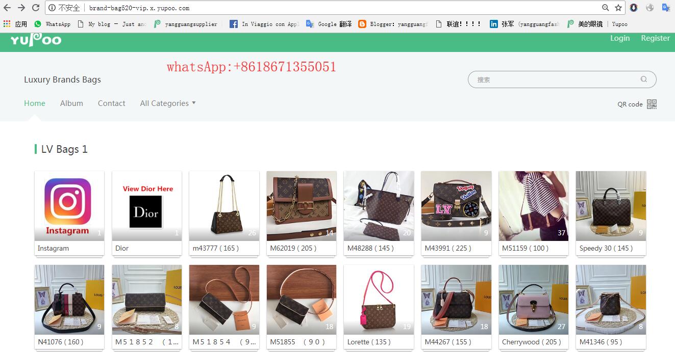 Luxury Brands Bags, whatsapp:+8618671355051