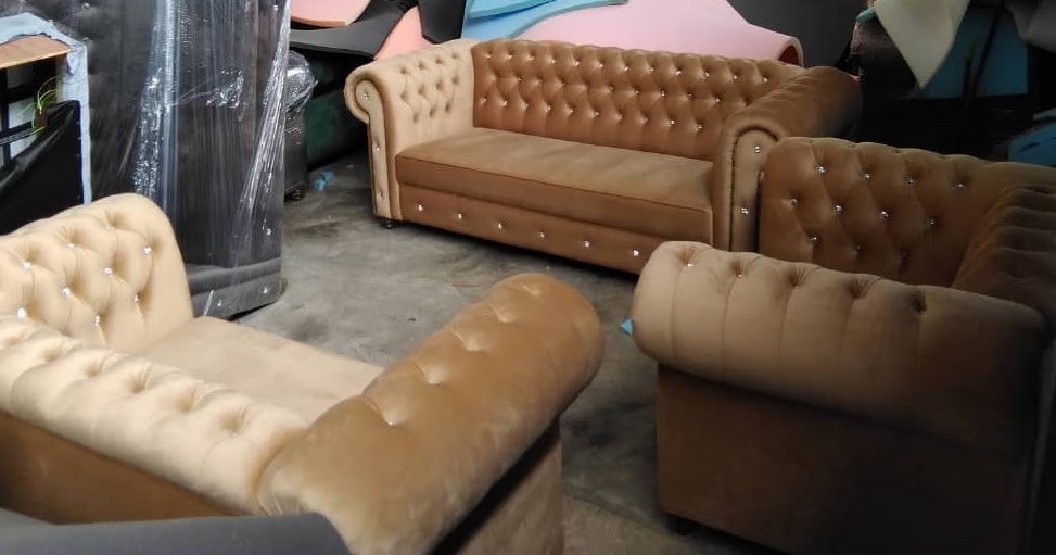 PERABOT SOFA DAN KATIL DIVAN MEWAH SOFA CHESTERFIELD EDORA MURAH