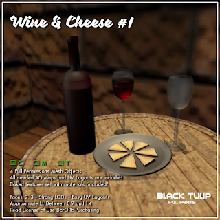 [Black Tulip] Mesh - Wine and Cheese #1
