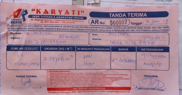 Ekspedisi Karyati Dengan