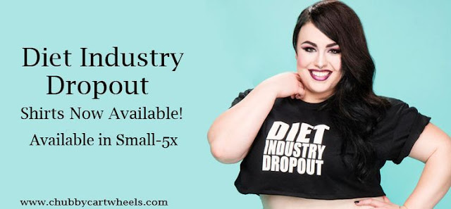Diet Industry Dropout Crop Top Tshirt from Chubby Cartwheels