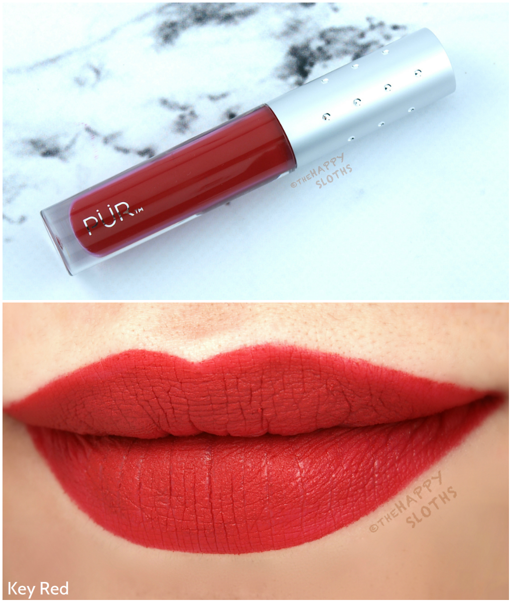Pur Velvet Liquid Lipstick in Key Red