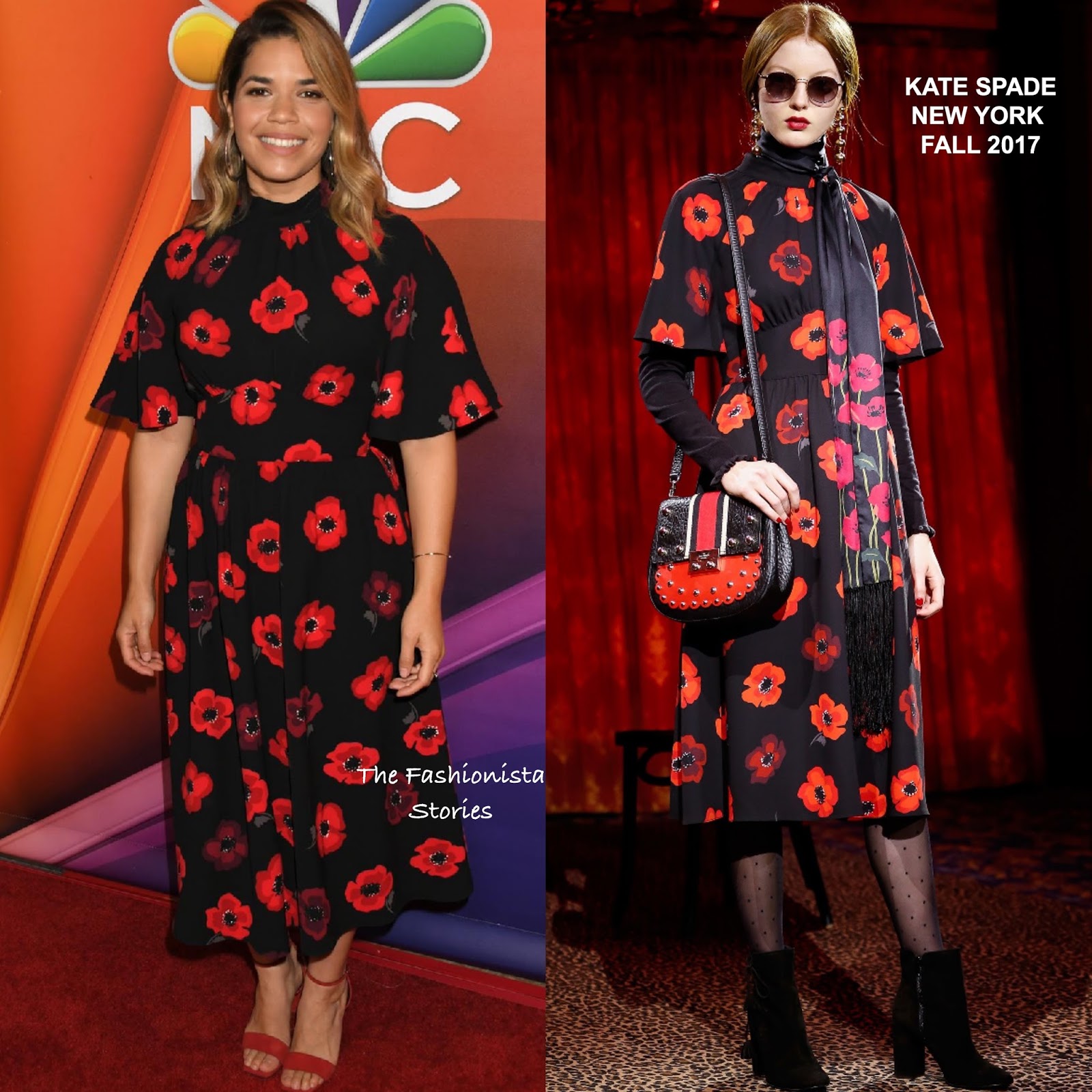 America Ferrera in Kate Spade New York at the 2017 NBC Universal Summer TCA  Press Tour Party