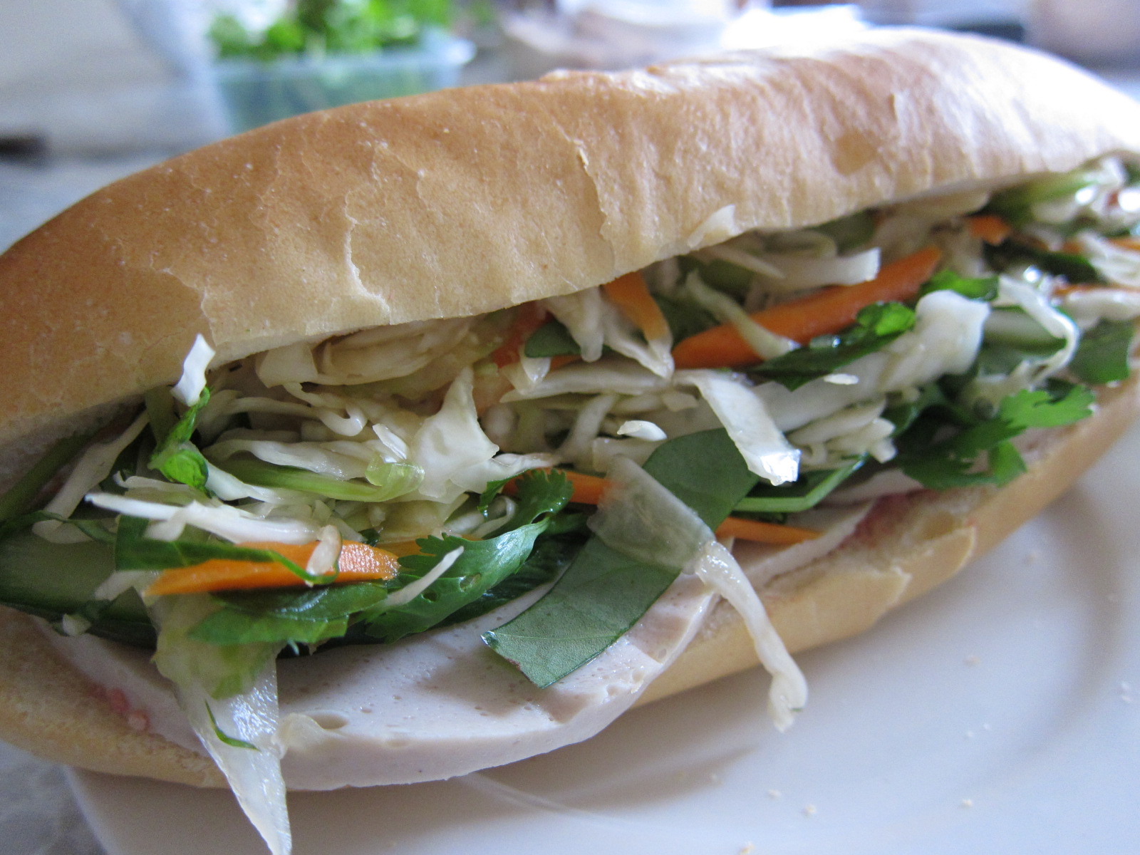 Saucy Thyme Vietnamese Pork Roll with Coleslaw