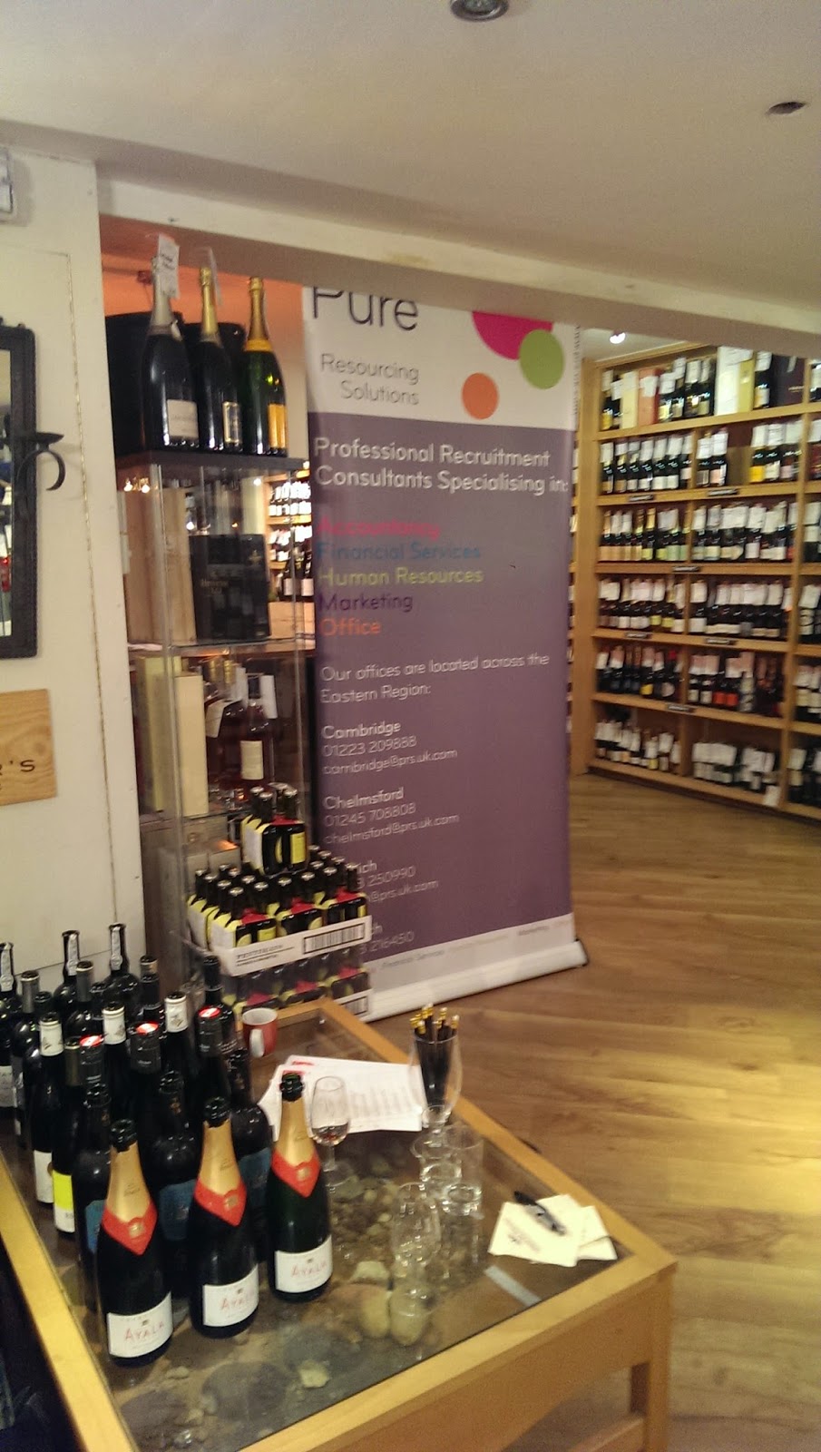 The Cambridge Wine Blogger EASCA Tasting at Cambridge Wine Merchants