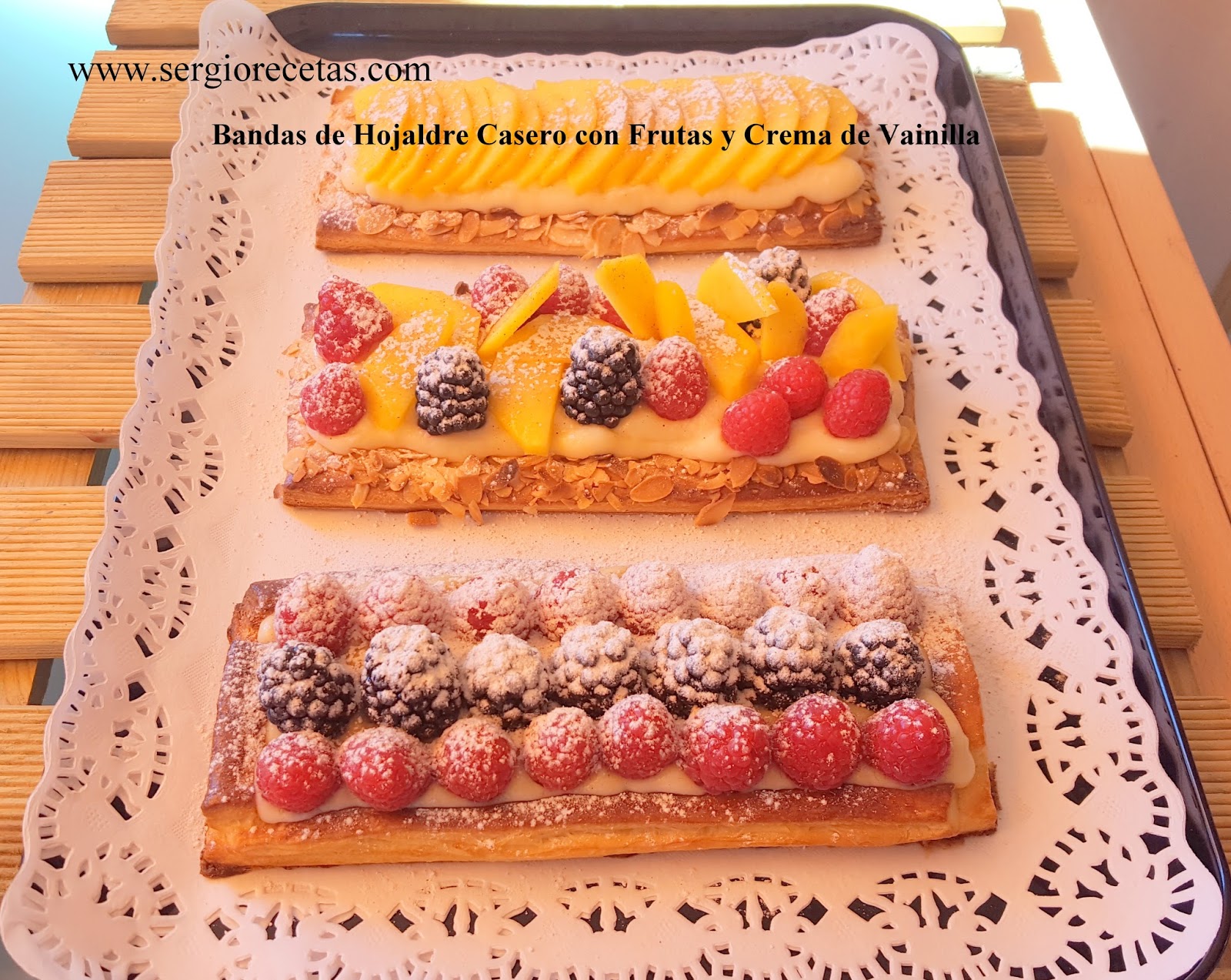 Bandas de Frutas Frescas/Un Postre Perfecto para una Comida de 10 Bandas de Frutas Frescas/Un Postre Perfecto para una Comida de 10