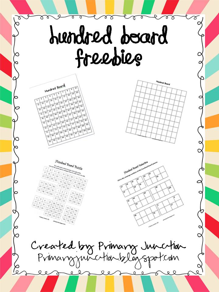 Hundred Board Freebies - Classroom Freebies