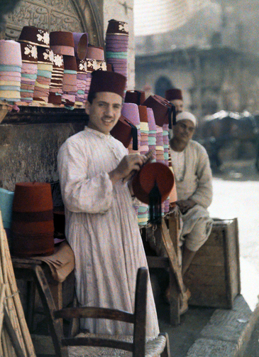 photos couleur egypte années 1920