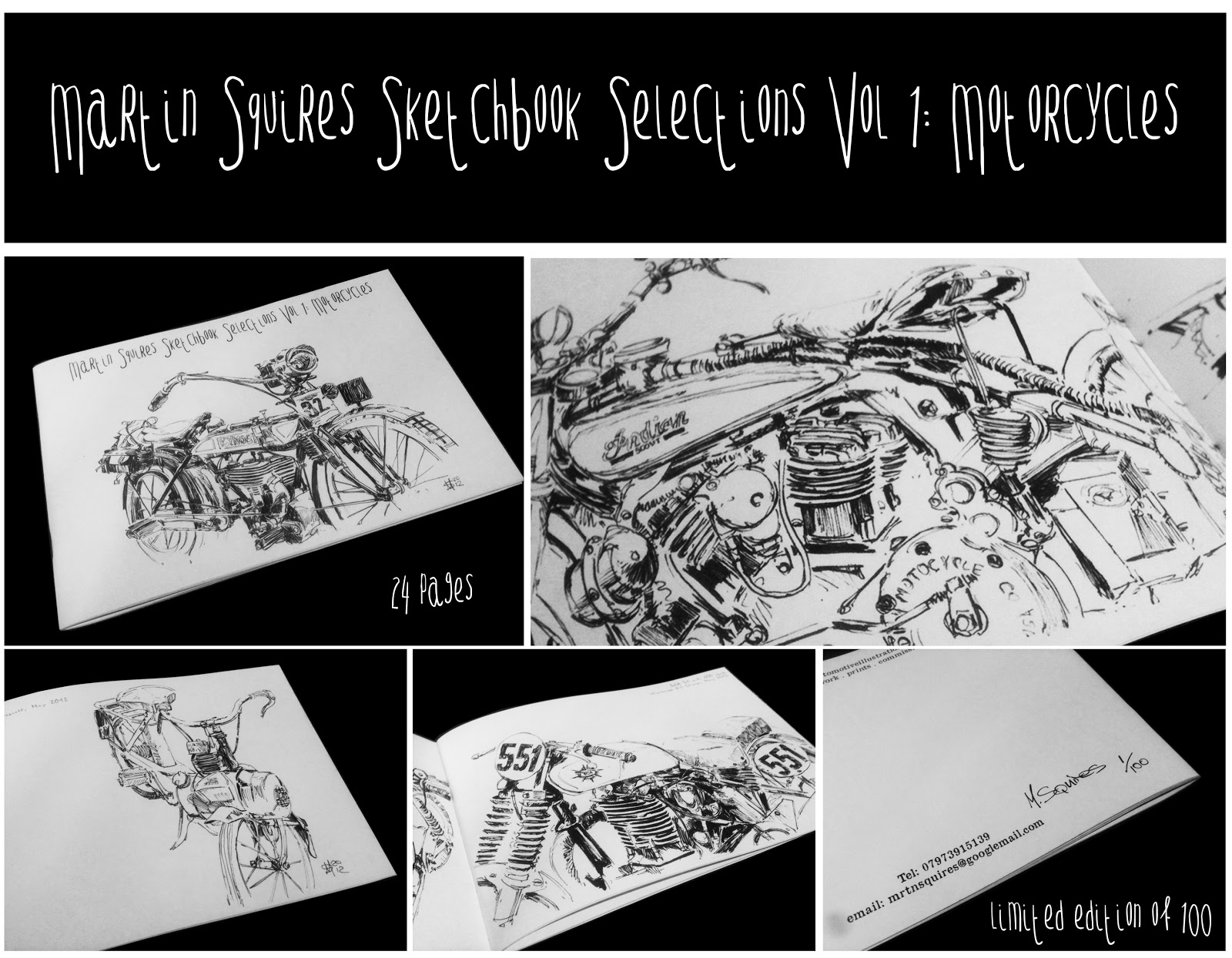 Martin Squires Automotive Illustration: Sketchbooks
