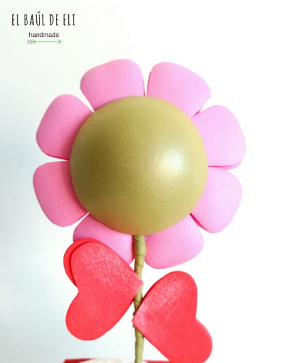 maceta, flor, gomaeva, DIY