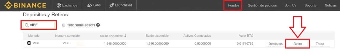 Cómo Guardar Wallet Monedero Criptomoneda VIBE Almacenar Billetera VIBE desde Binance y Coinbase