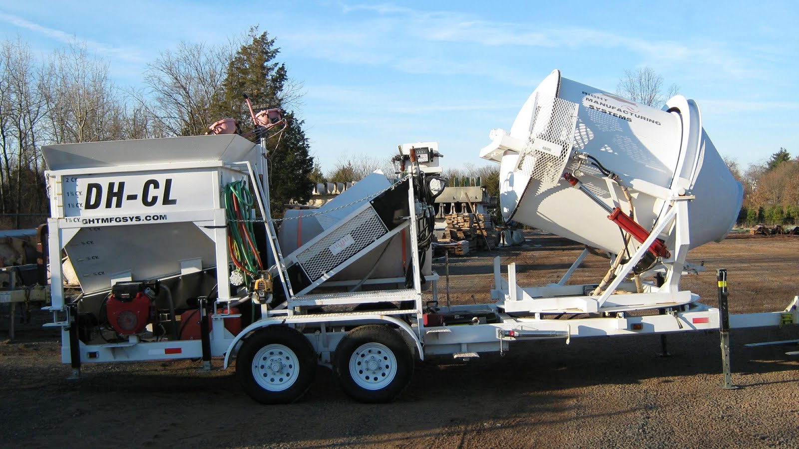 FS Supply Co 2DHCL 2.5 YARD PORTABLE CONCRETE MIXER AND BATCH PLANT