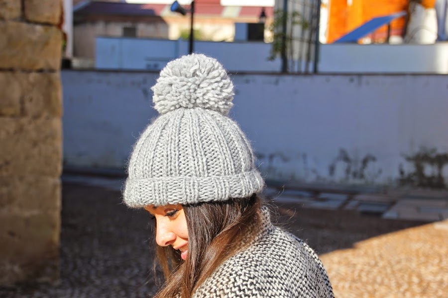 DIY Cómo hacer gorro de lana dos agujas (patrón gratis) blog de costura y blog diy