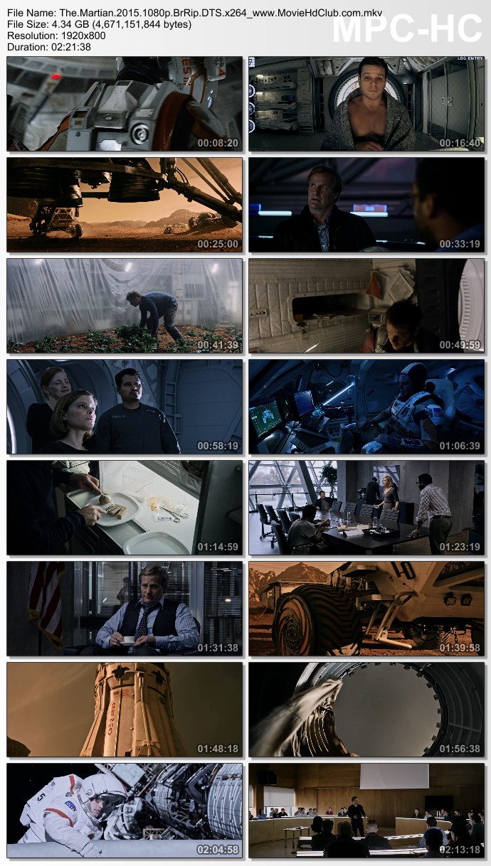 [Mini-HD] The Martian (2015) - เดอะ มาร์เชี่ยน -( ไม่เอาไม่พูด )-้ตาย 140 ล้านไมล์ [1080p][เสียง:ไทย 5.1/Eng DTS][ซับ:ไทย/Eng][.MKV][4.35GB] TM_MovieHdClub_SS