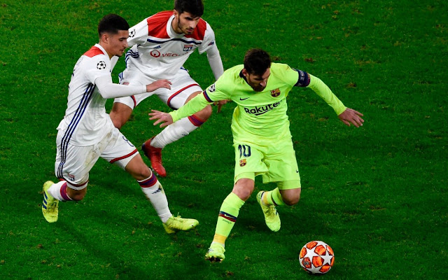 Lyon 0 - 0 FC Barcelona Lyon Vs FC Barcelona