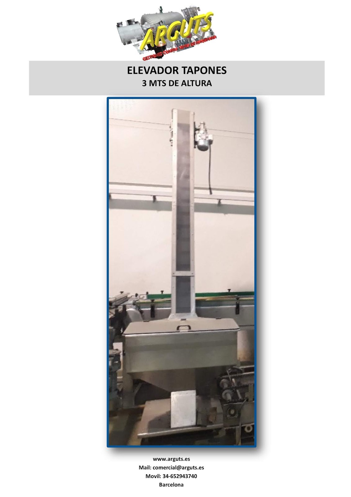 ARGUTS MAQUINARIA OCASION