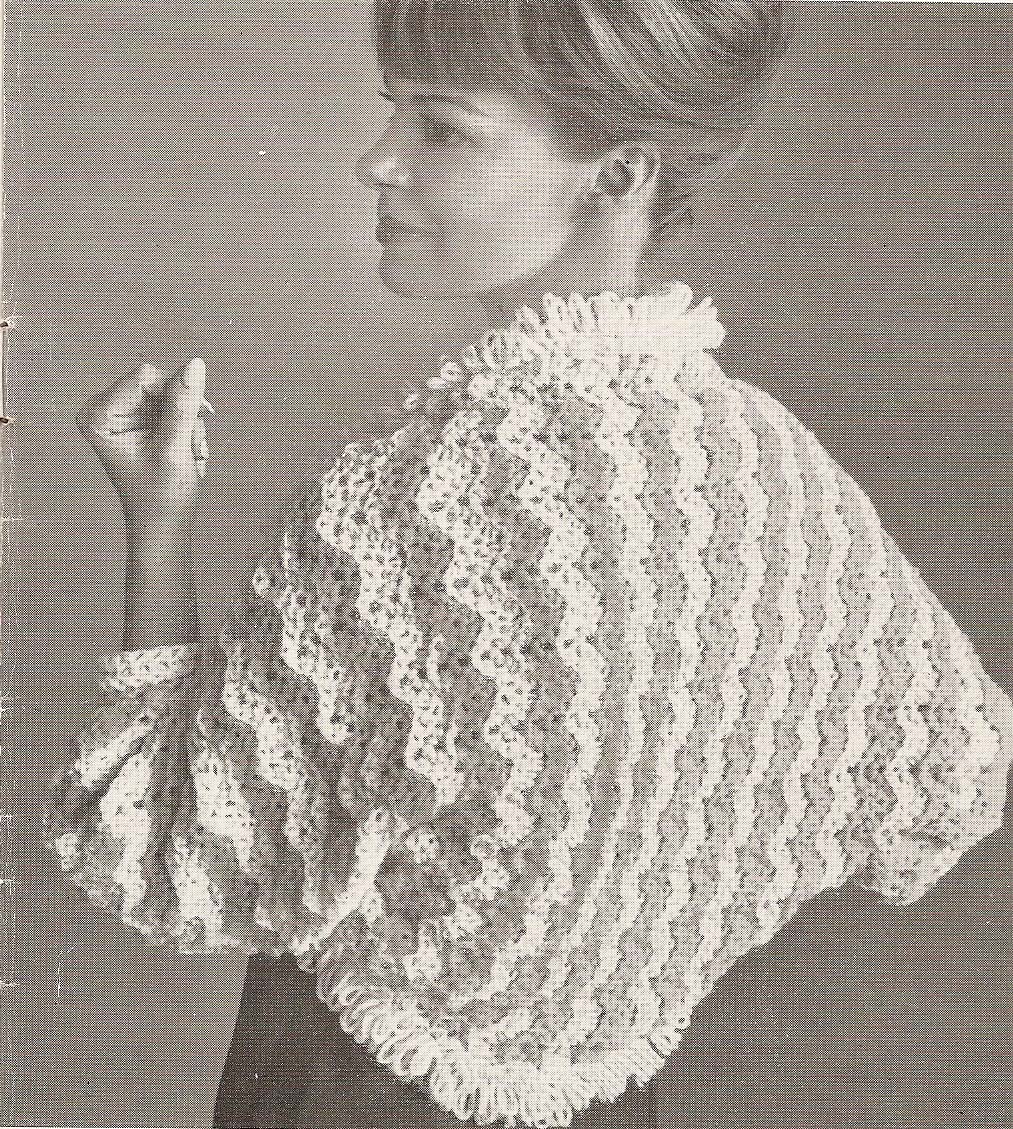Free Crochet Pattern - Bed Jacket, 1956 from the Bedroom Free
