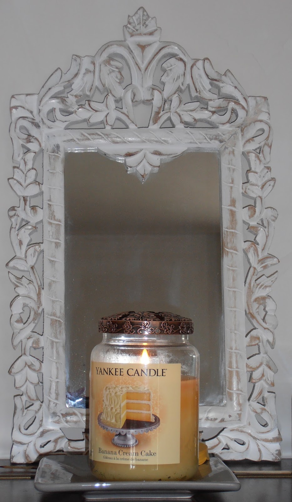 Les Flammes d'Amourachat Revue Yankee Candle Banana Cream Cake