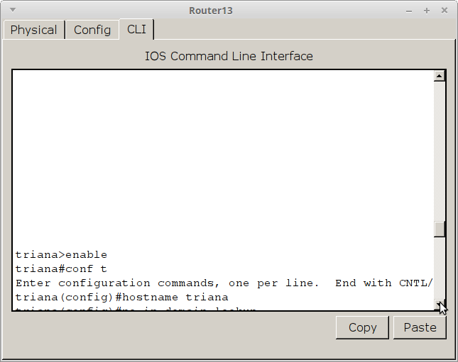 Basic Router Configuration menggunakan Cisco Packet Tracer. Ogi adi putra