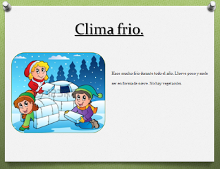 El escondite del clima: Los climas. 1º y 2º de Primaria.