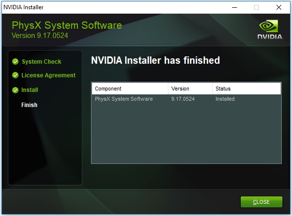 nvidia physx latest version download