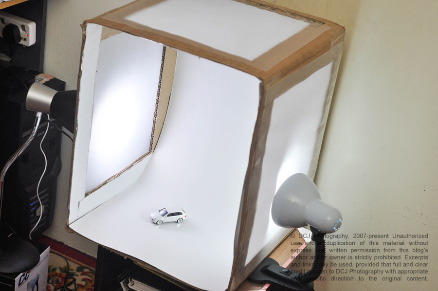 DCJ Photography Foto DIY Mini Studio Photshoot