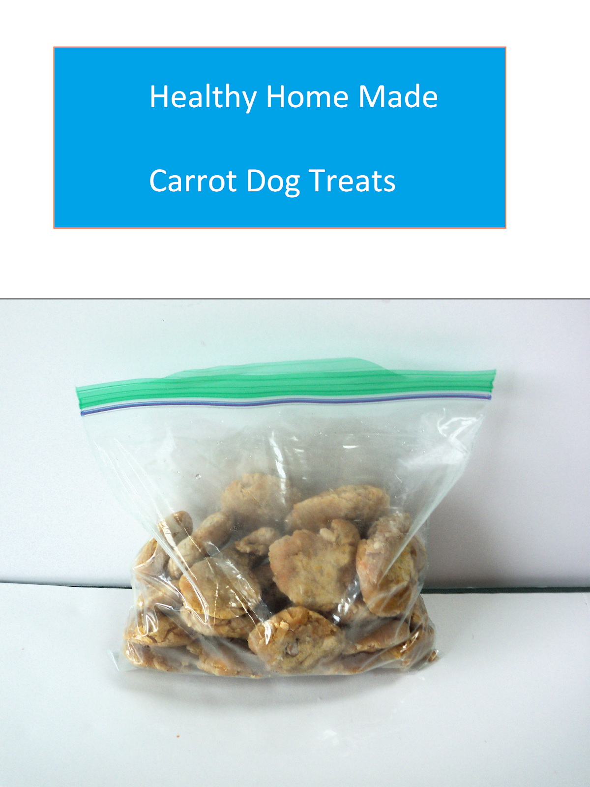 Homeschool Smarts Healthy Carrot Dog Treats