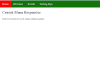 Cara Membuat Tampilan Navigasi Menu Website Responsive